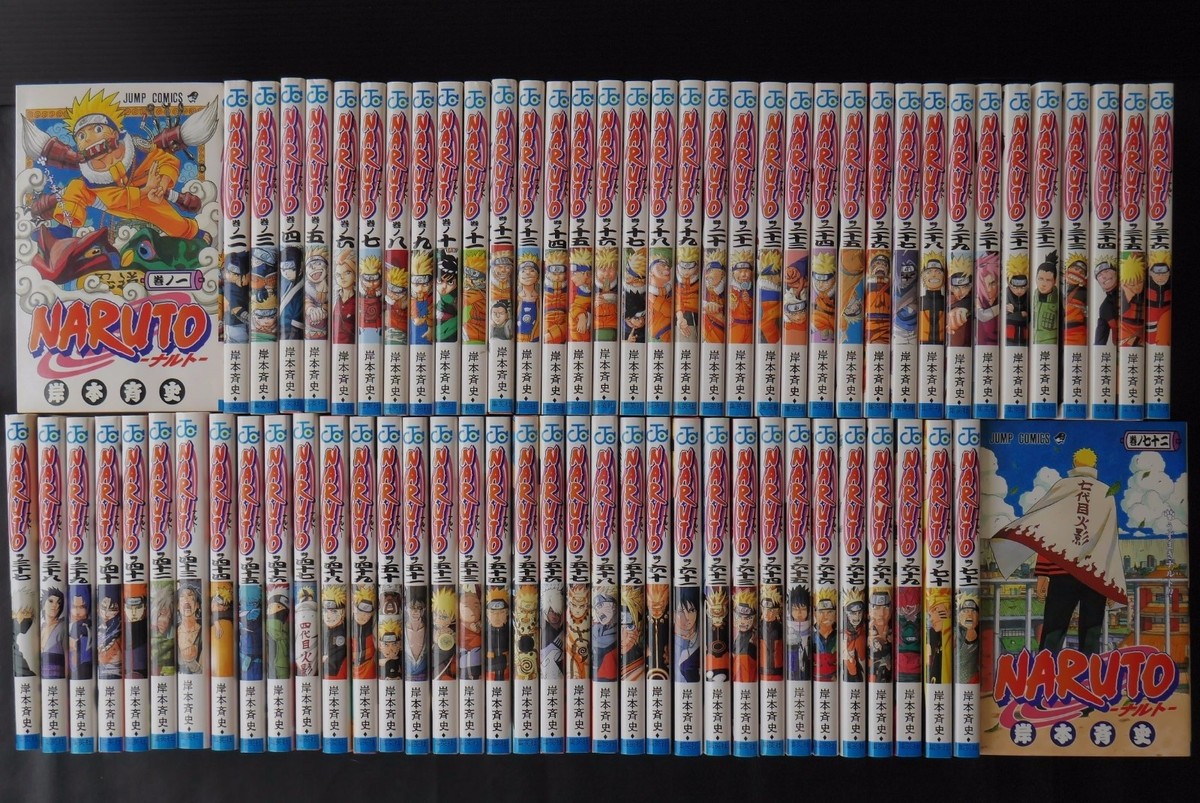 JAPAN Masashi Kishimoto manga: Naruto vol.1~72 Complete Set | eBay
