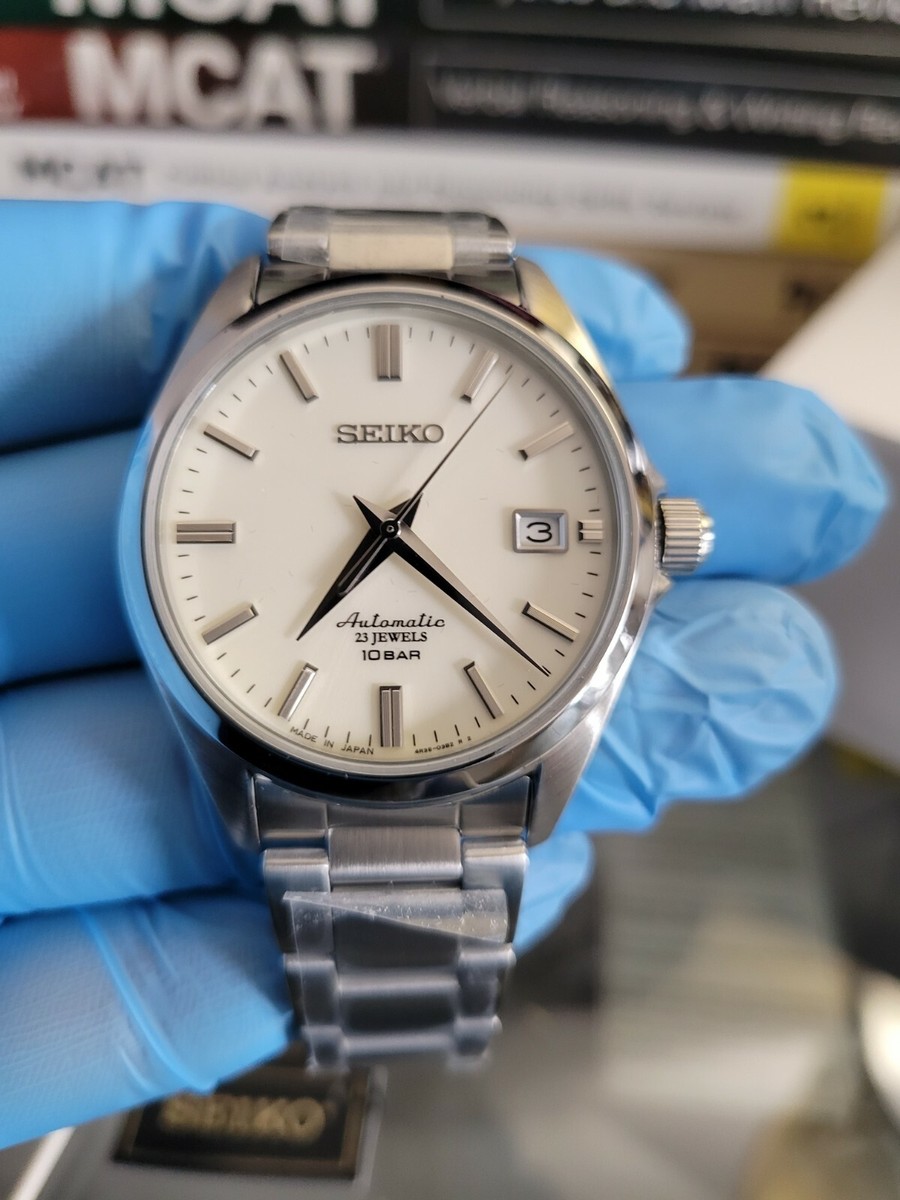 Seiko Mechanical white dial Men's Watch JDM - SZSB011 | eBay