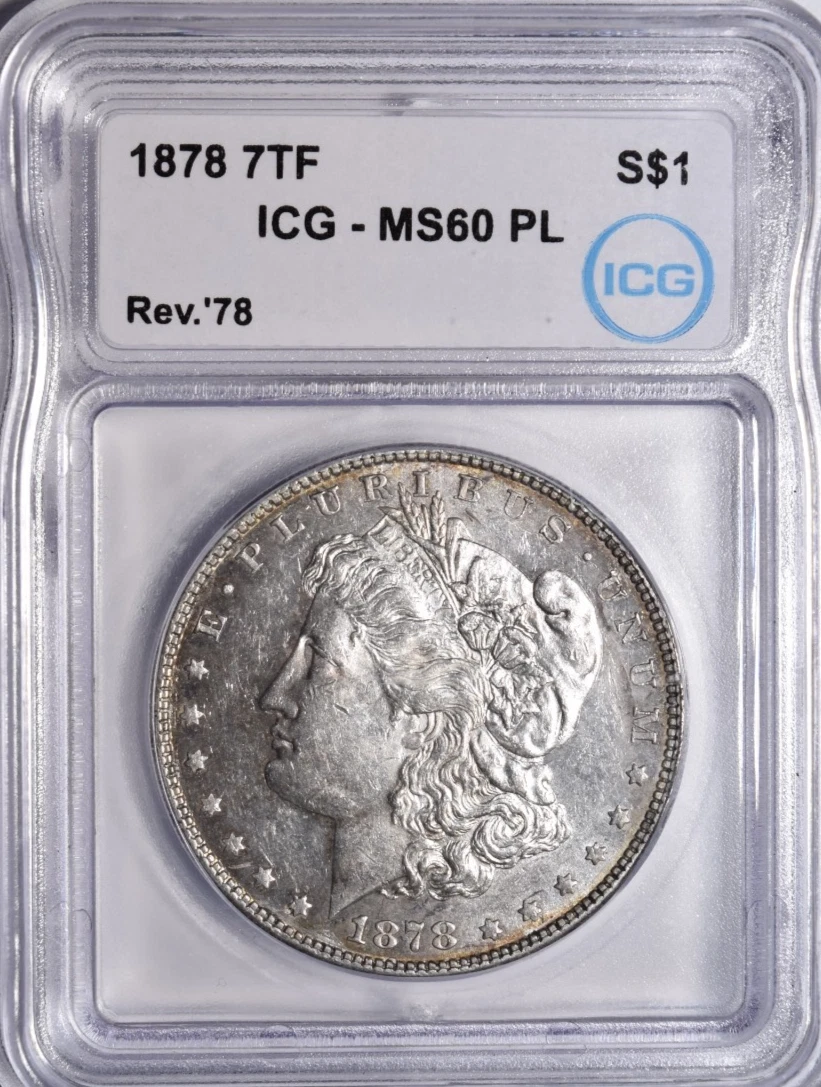 Proof-Like Silver 1878 Year Morgan US Dollars (1878-1921) for sale