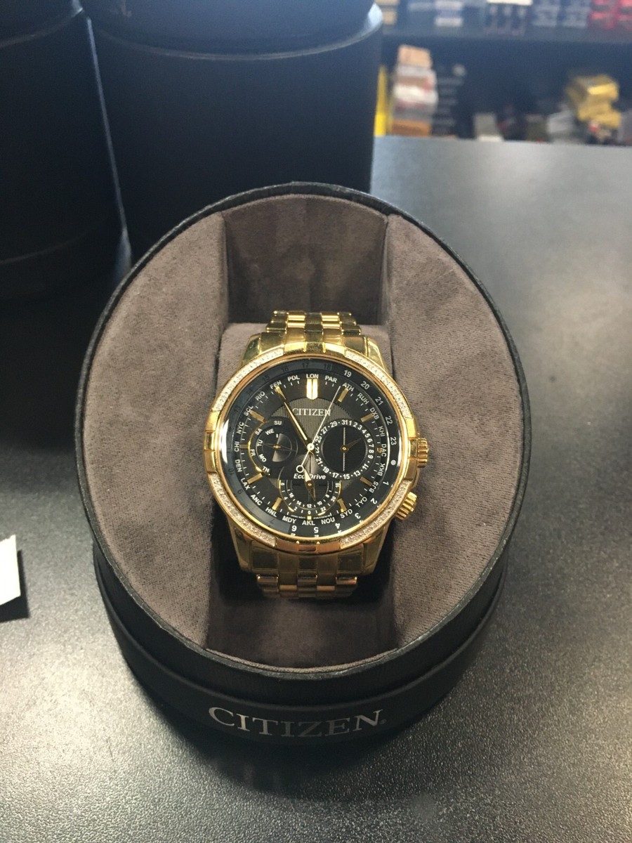 Citizen Eco-Drive World Time Diamond 8729-S115752 Watch | eBay