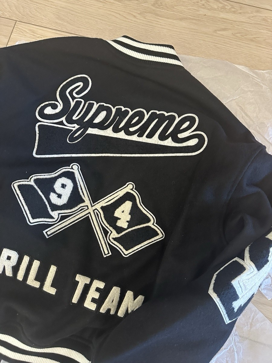 New Supreme Drill Team Varsity Jacket Mens XL | eBay
