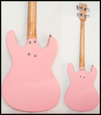 Aria Diamond DM-380 Shell Pink Mosrite-Style Base (Discontinued