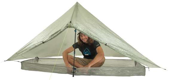 Sold - ZPacks Hexamid Pocket Tarp w/ Doors + DCF Bathub Solo