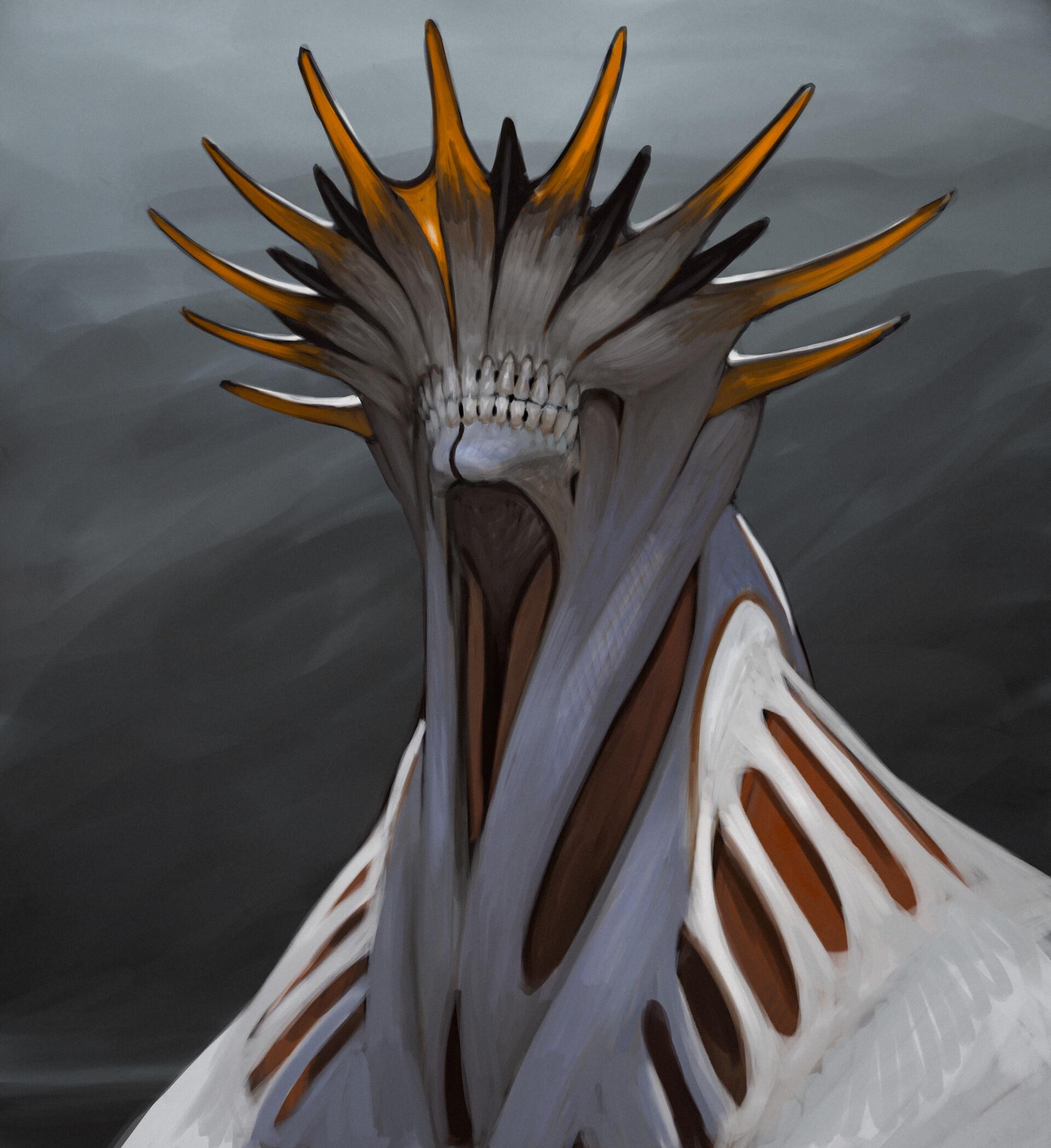 Monster Head by Juluurkhan Khalgaev : r/ImaginaryMonsters