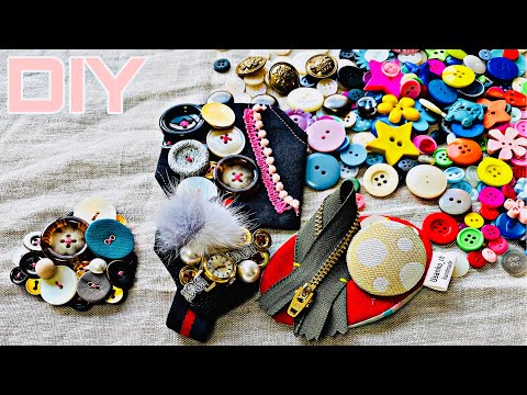 Use lots of buttons! Brooches, hair ties, bracelets - endless