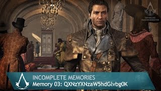 Assassin's Creed: Rogue - Incomplete Memory 3
