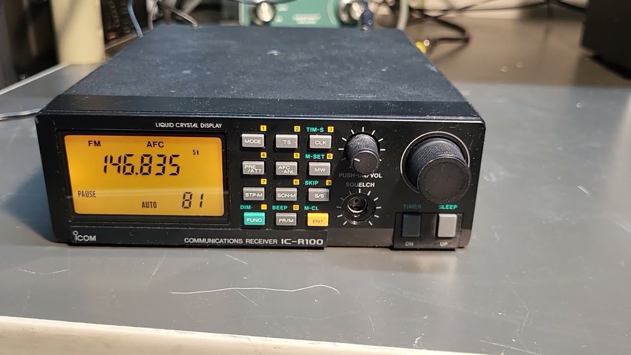 ICOM IC-R100 紹介動画 #広帯域受信機 #BCL #紹介 #ICOM - YouTube