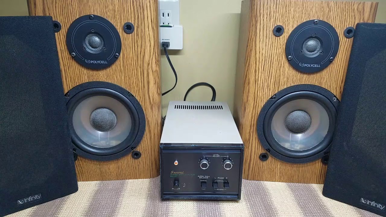 山水アンプ】Sansui BA-60 infinity RS2000 Best sound quality - YouTube