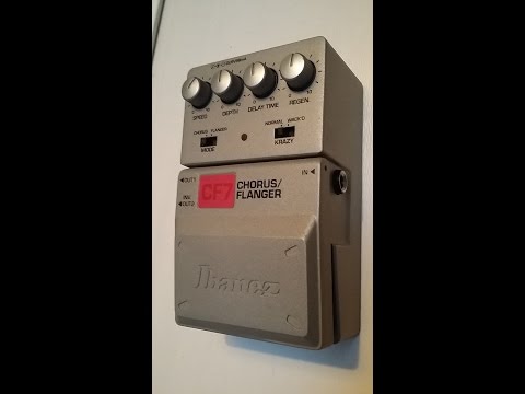 Ibanez CF7 Chorus/Flanger Demo (HQ Audio) - YouTube