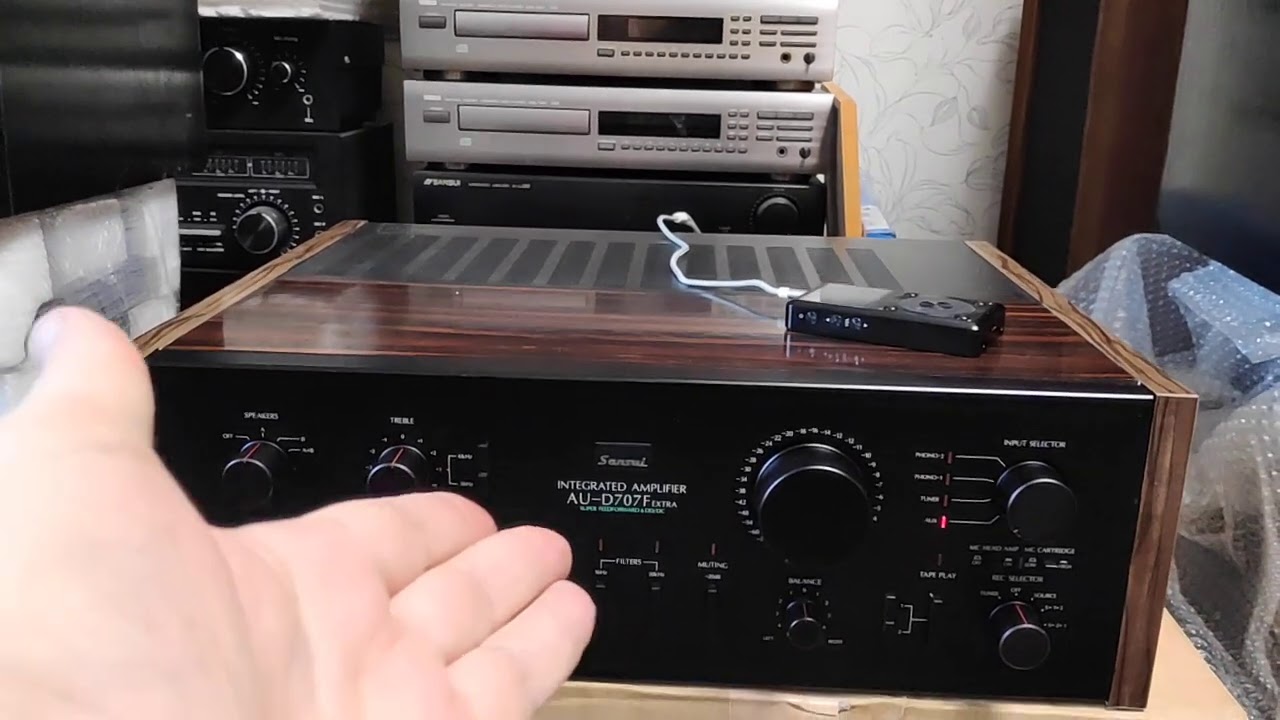 Sansui AU-D707 F extra - YouTube