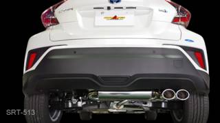 C-HRハイブリッド用PFSループサウンドマフラー（TRDバンパー：2本出し