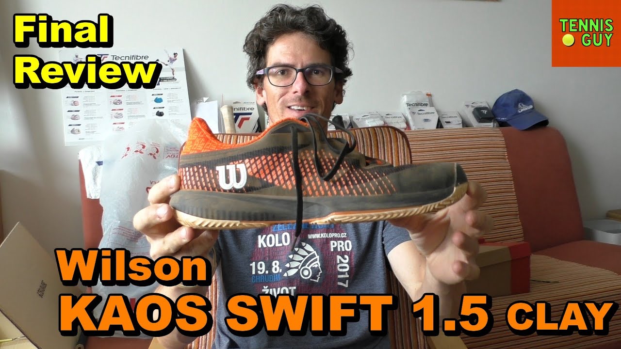 👟 Wilson Kaos Swift 1.5 Clay Tennis Shoe Review 🤩 - YouTube