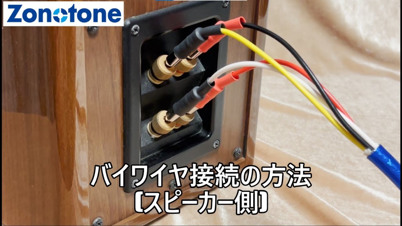 バイワイヤリング接続方法【Zonotone/ゾノトーン】 - YouTube