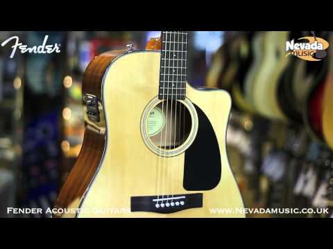 Fender CD-60CE Electro Acoustic Guitar - Quick Look - YouTube
