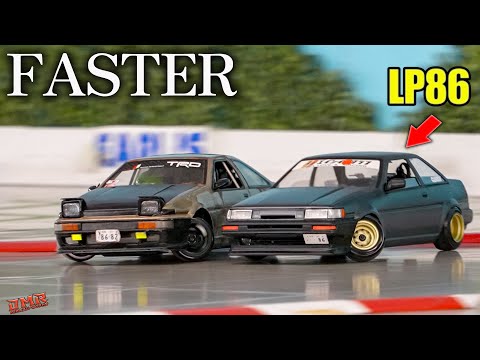ラジドリ】FASTERでハチロクる！【LP-86】【RC DRIFT】【ラジコン