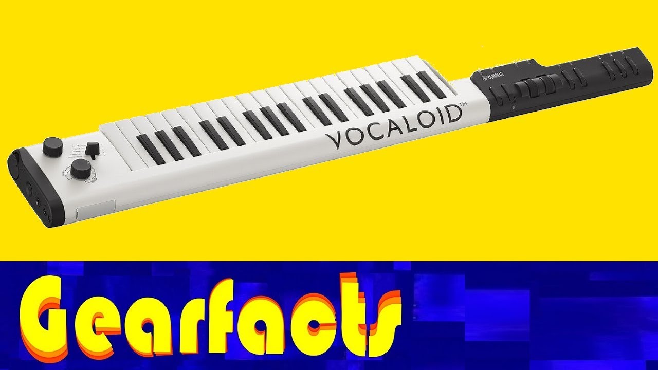 Yamaha Vocaloid Keytar unboxing: American English demo - YouTube