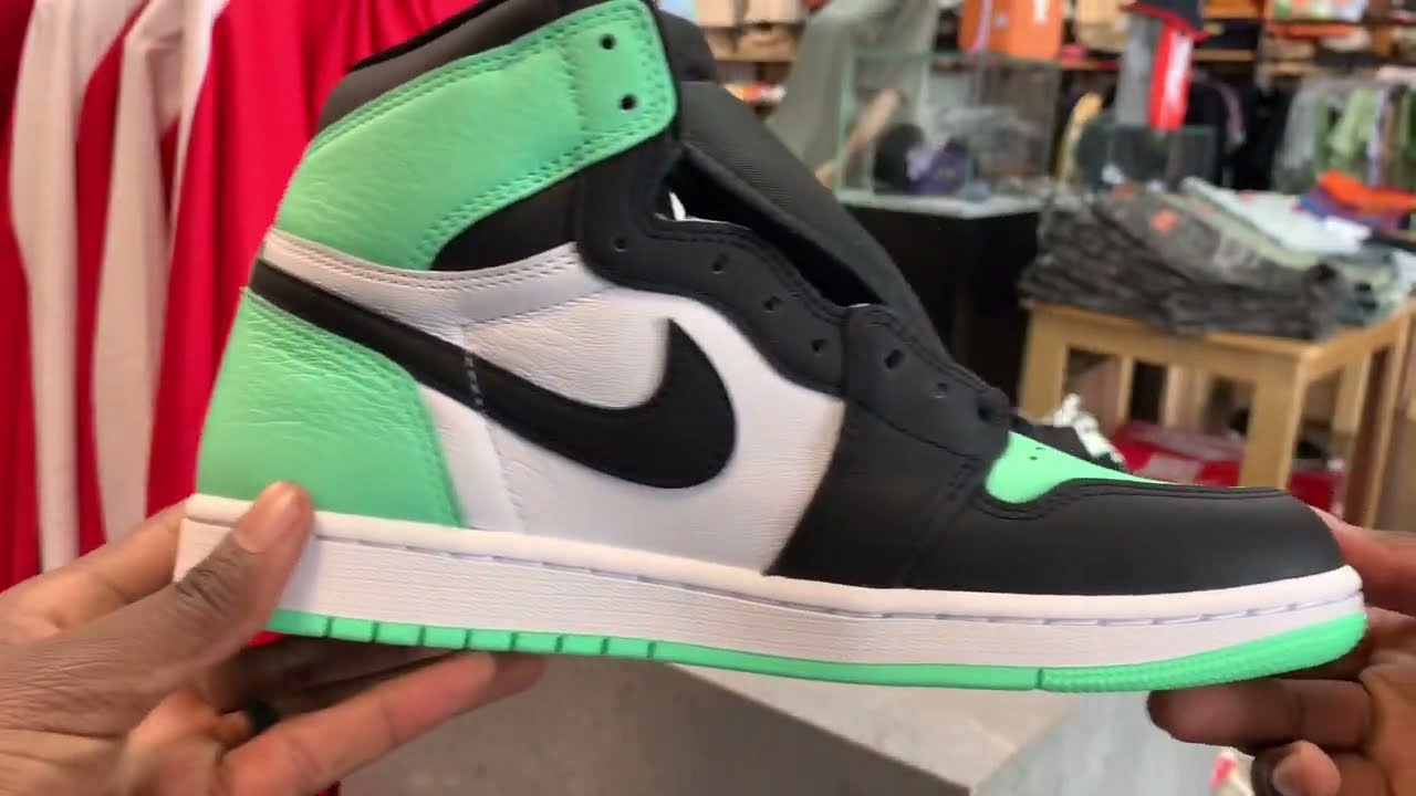 Review 156] - Jordan 1 Retro High OG: Green Glow 2024 - YouTube
