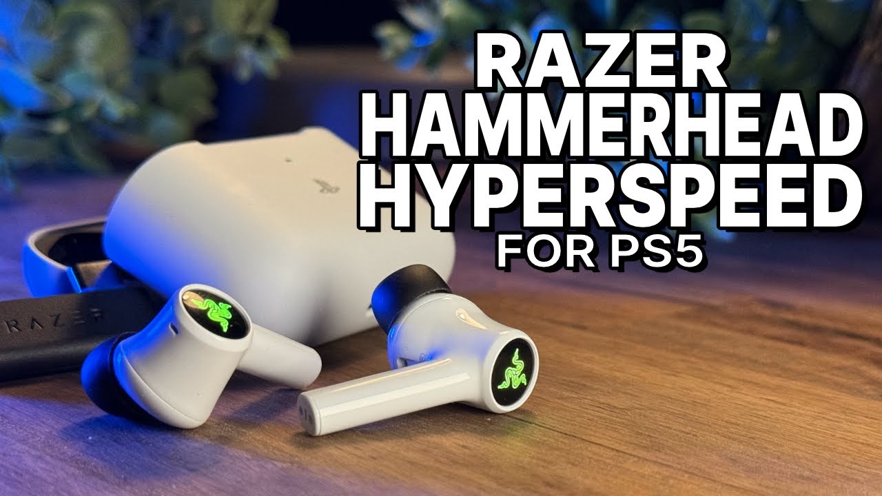 Razer Hammerhead Hyperspeed - Wireless Earbuds for PS5 - YouTube
