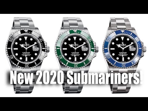 The New 2020 Submariners Prove How Lazy Rolex Really Is! - YouTube