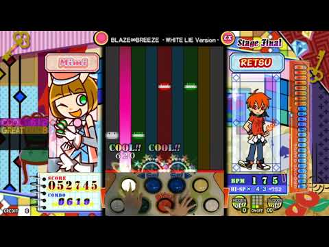 ポップン] BLAZE∞BREEZE - WHITE LIE Version - EX - YouTube