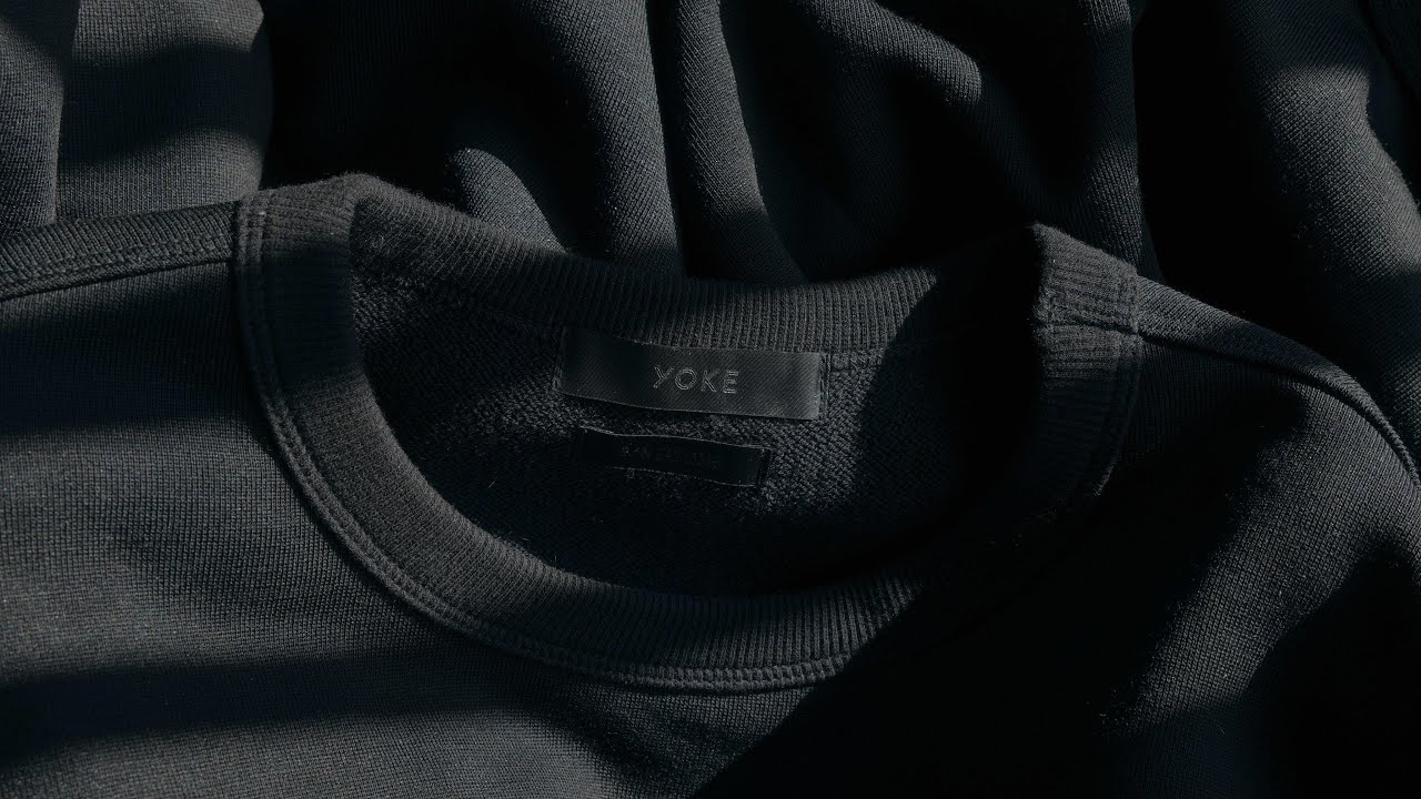 辿り着いた黒スウェットの極致 | YOKE - YouTube