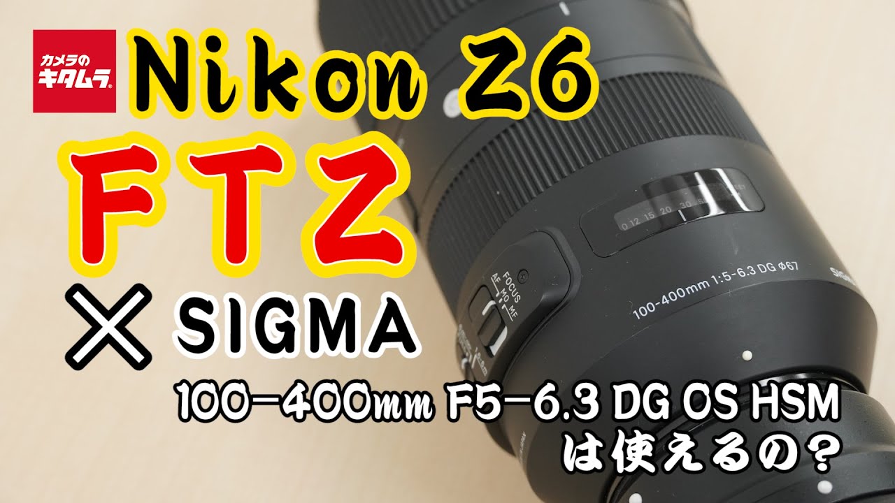 ニコン Z6とマウントアダプターFTZでシグマ 100-400mm F5-6.3 DG OS