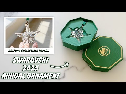Swarovski Christmas Ornament 2025 – Annual Edition Close-Up