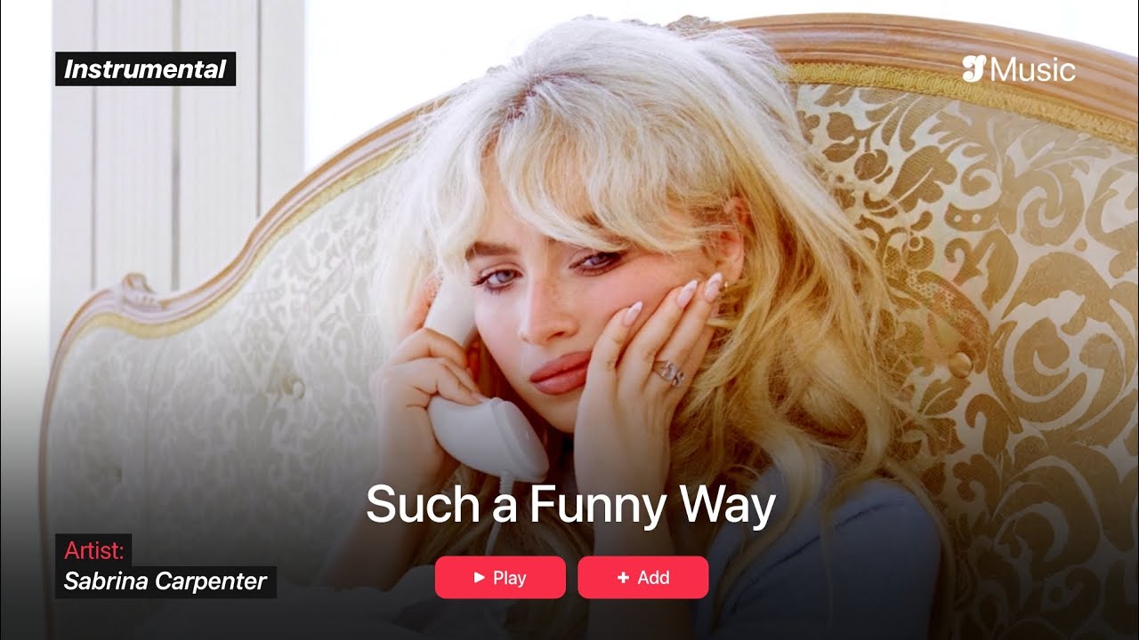 Sabrina Carpenter – Such a Funny Way | Instrumental - YouTube