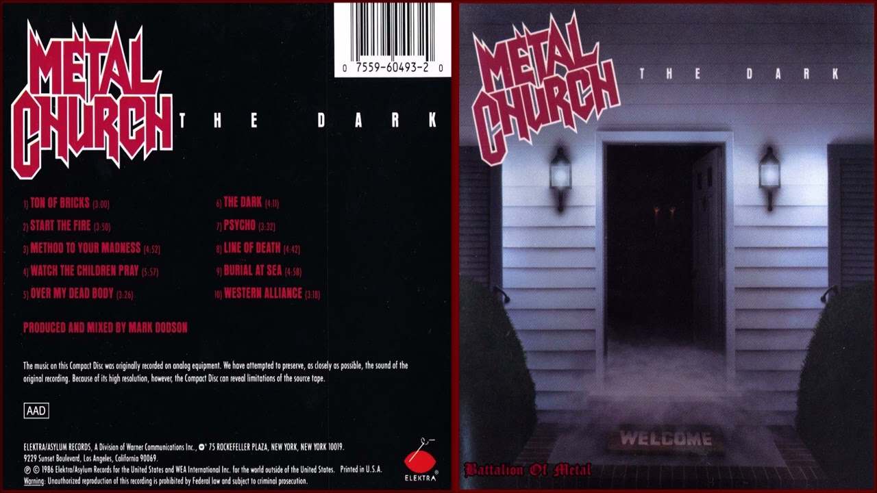 METAL CHURCH The Dark FULL ALBUM USA - YouTube