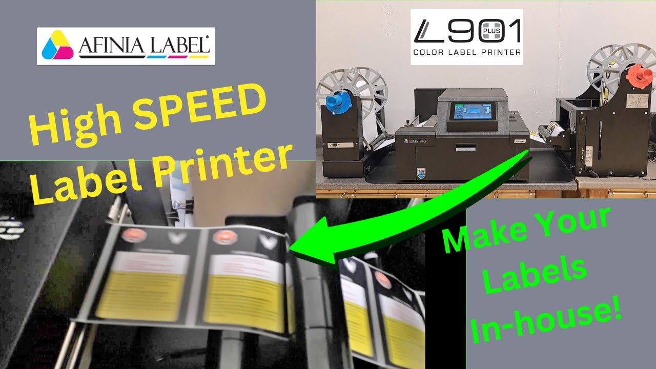 Afinia L901Plus Label Printer- High Speed Cannabis Labels! - YouTube
