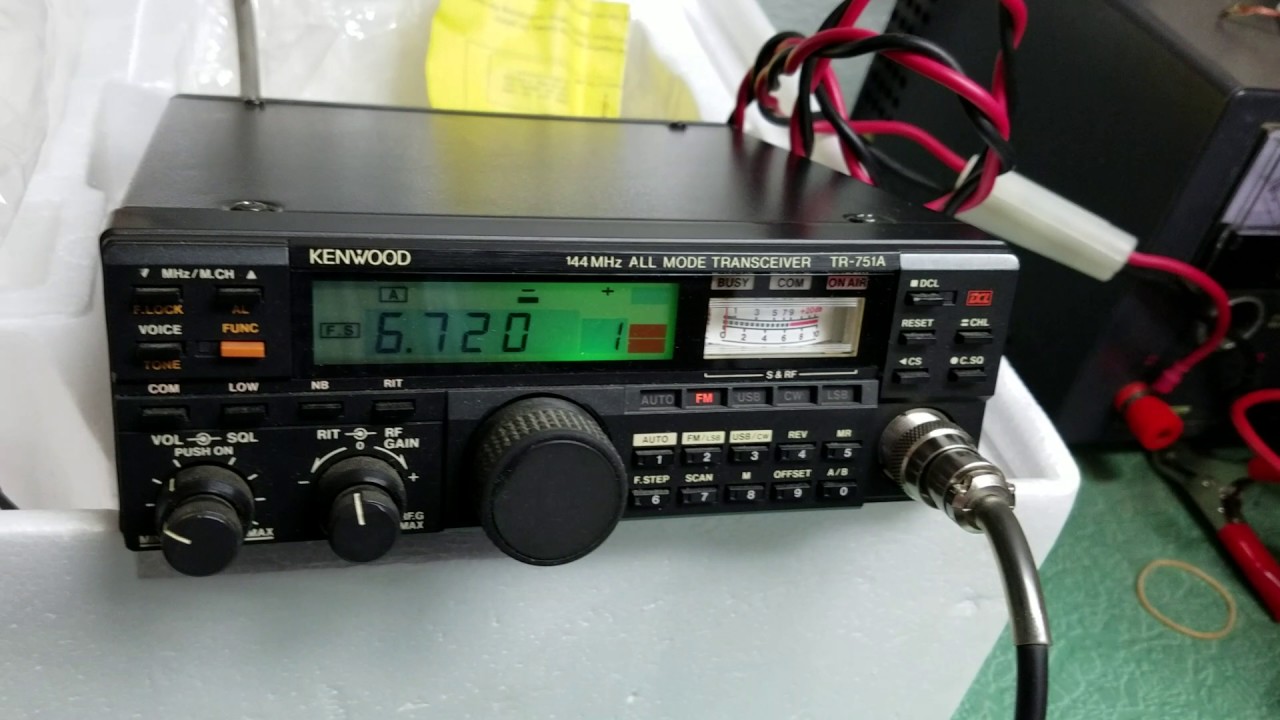 Kenwood TR-751A - YouTube