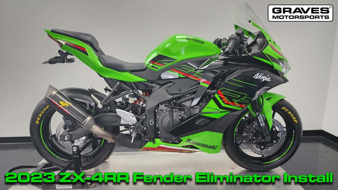 Graves Motorsports 2023 Kawasaki ZX4-RR Fender Eliminator