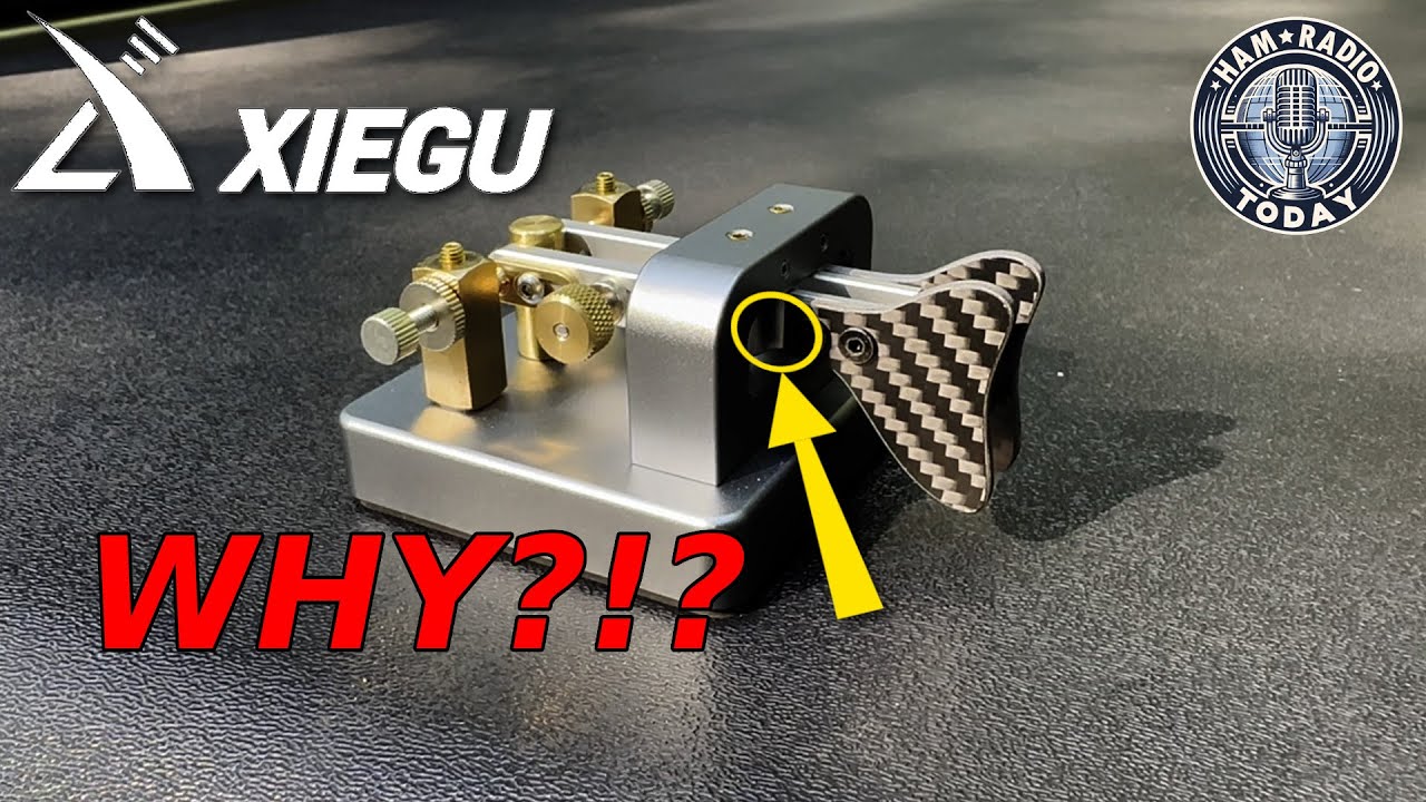 Xiegu VK6 CW / Morse Code Paddle Initial Thoughts - YouTube