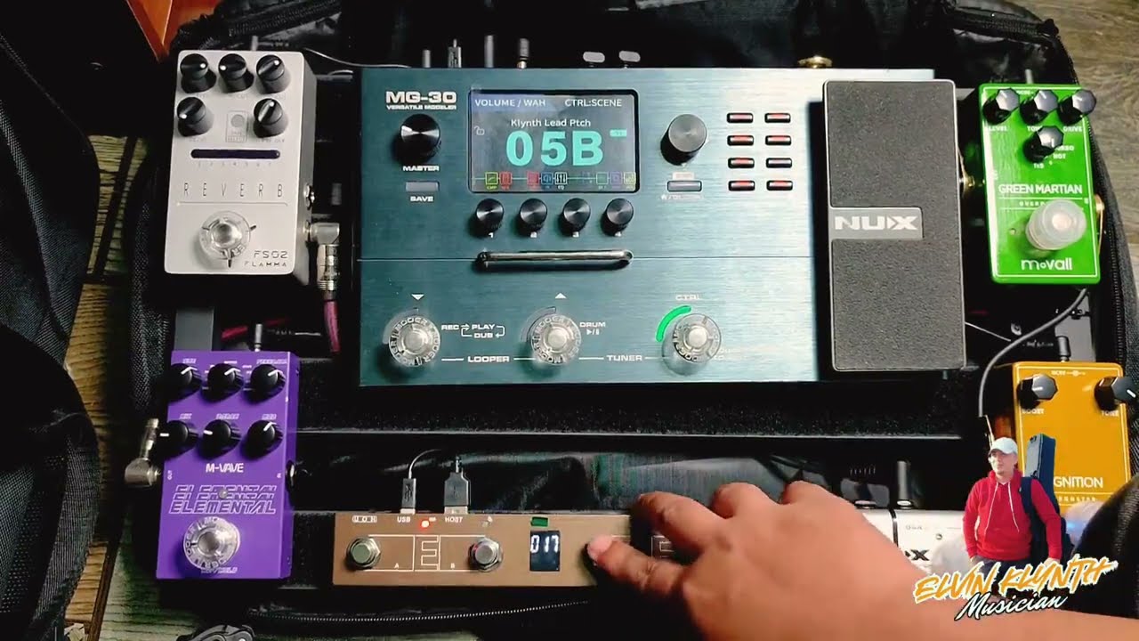 M-VAVE CHOCOLATE PLUS controlling my NUX MG30 - YouTube