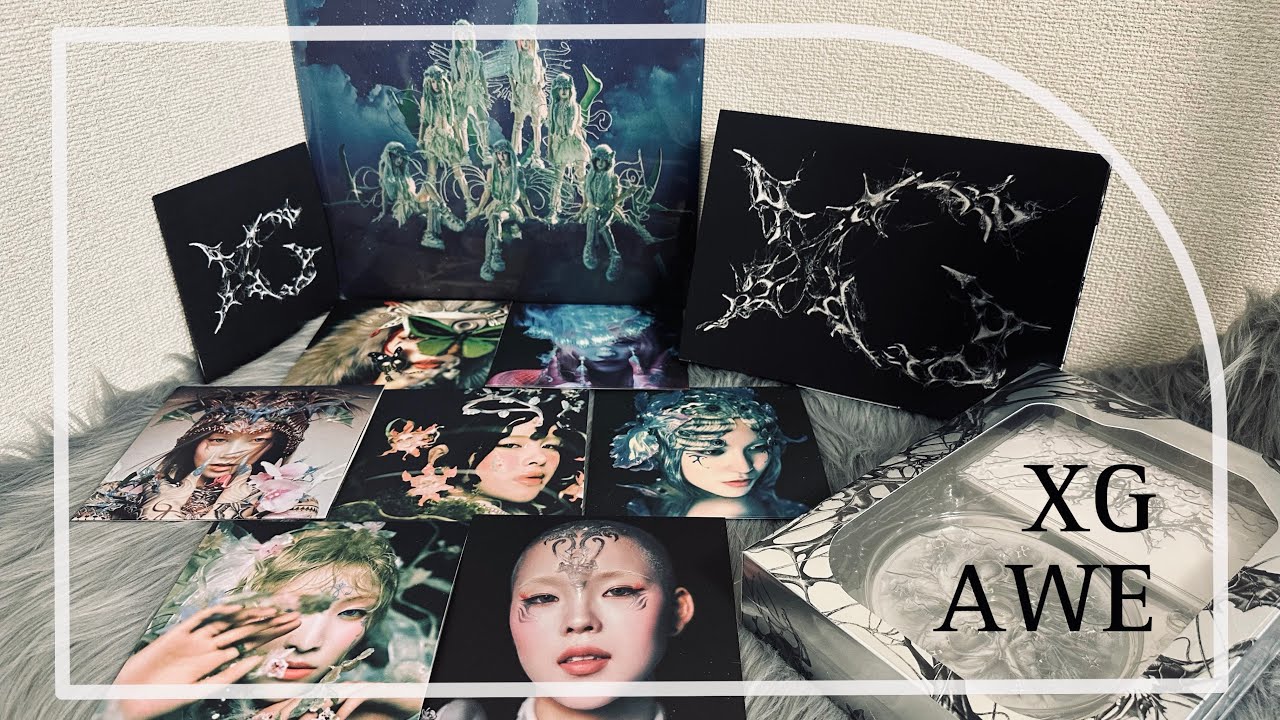 XG - AWE unboxing アルバム開封 - トレカ 特典 - spoiler arart