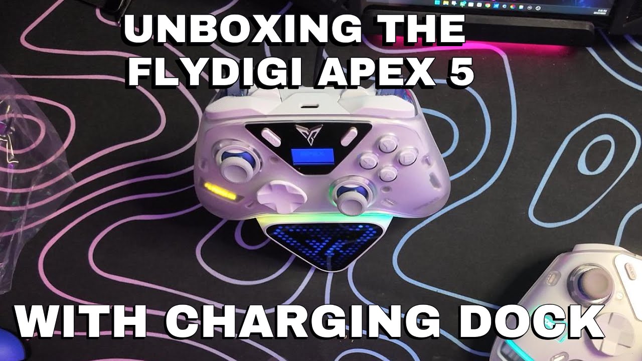 Unboxing FlyDigi Apex 5 With Charging Dock - YouTube