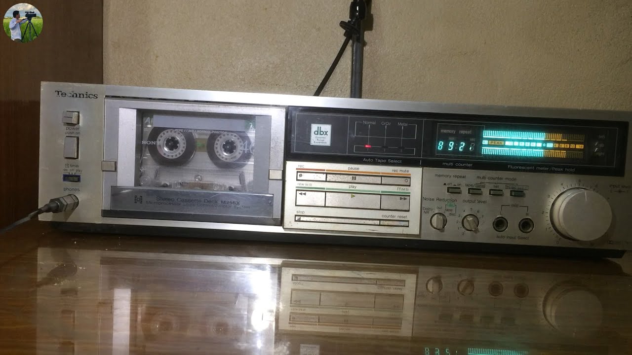 Technics m255x stereo cassette deck - YouTube