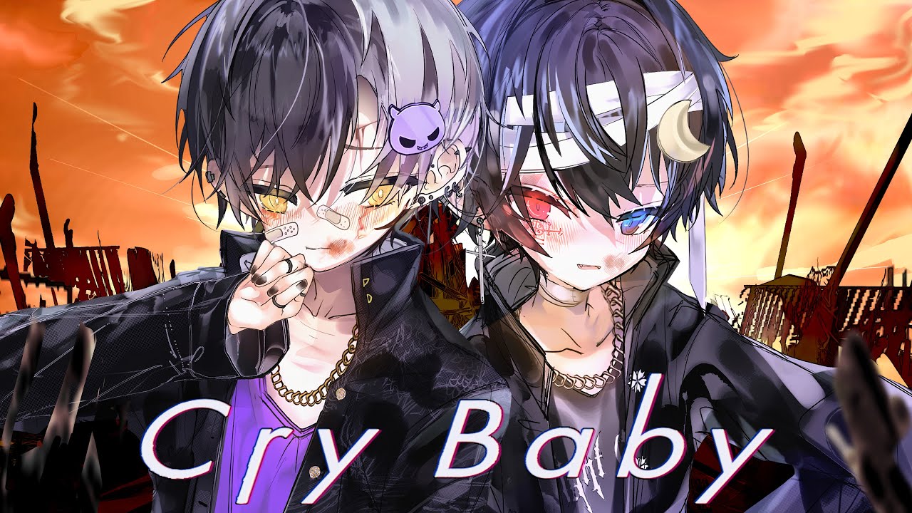 高音悪魔と低音天使が原キーで『Cry Baby』歌ってみた【まぜ太】【鬱