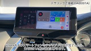 DreamMaker CarPlay Ai Box DAIB001A 「テザリングの設定方法