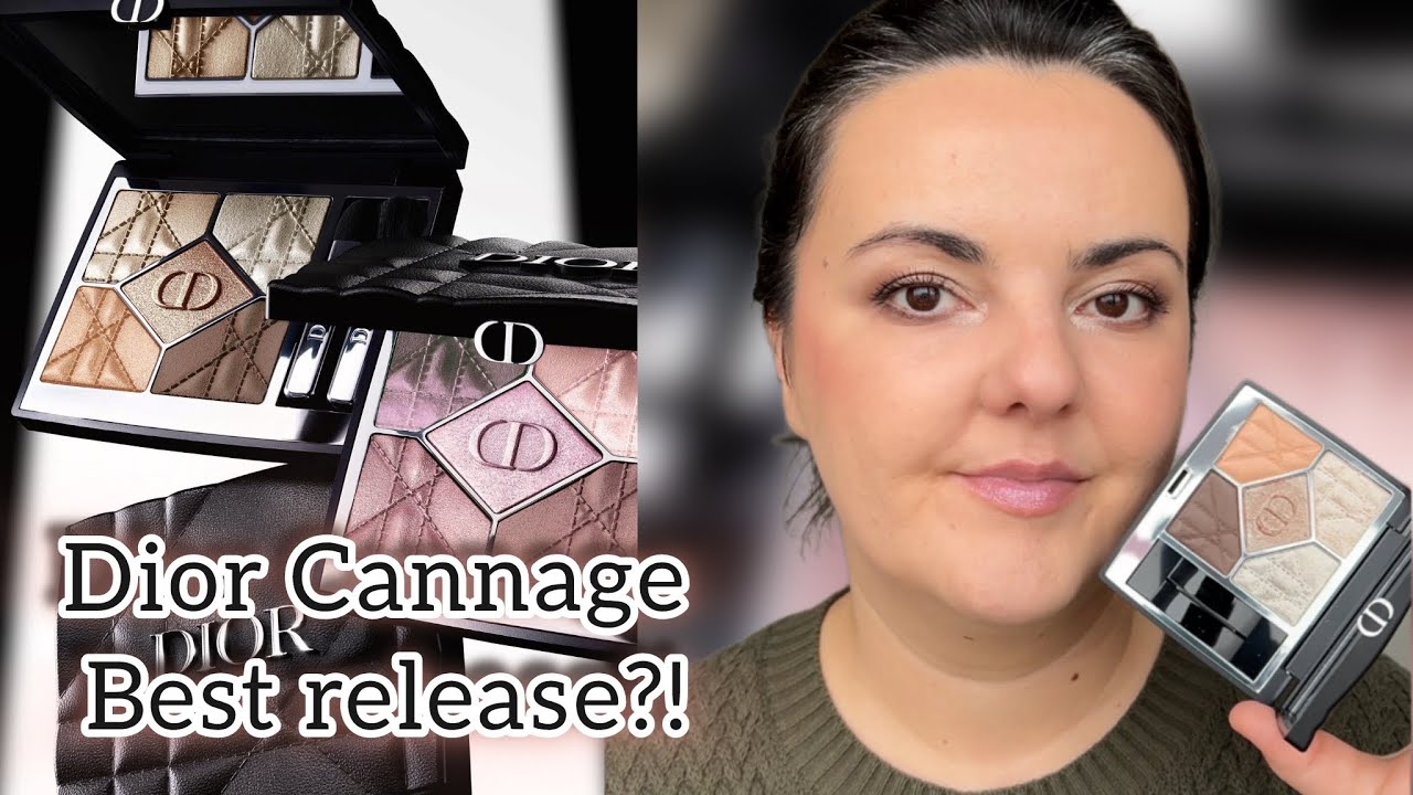 Dior Cannage eyeshadow 2026/ Brown Brocart & Rose Moire makeup
