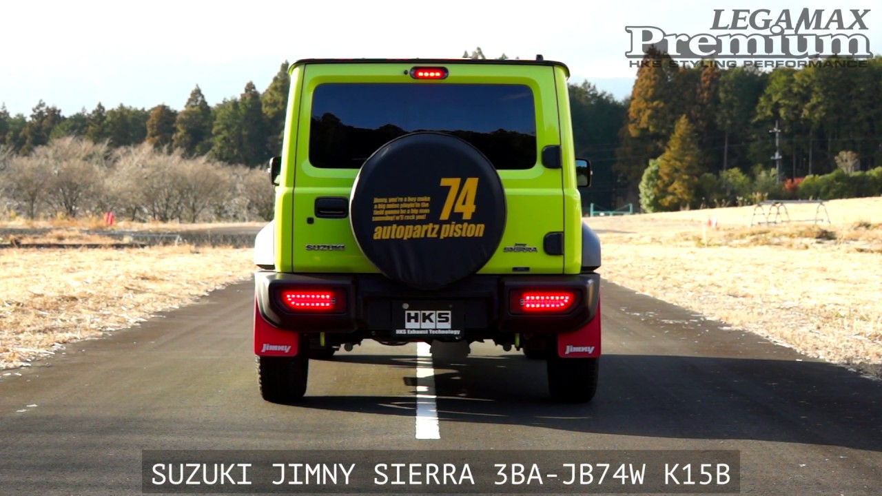 SUZUKI JIMNY SIERRA JB74W K15B HKS LEGAMAX Premium - YouTube