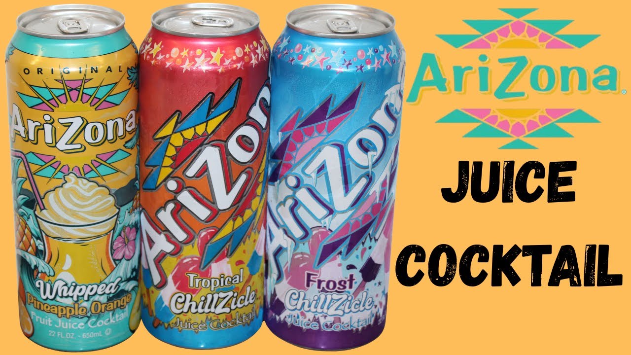 Arizona Fruit Juice Cocktail Whipped Pineapple Orange, Tropical