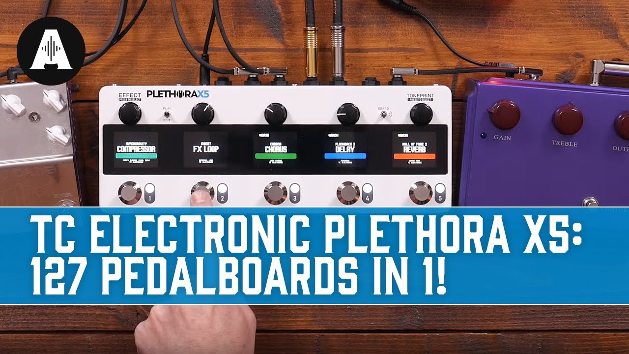 NEW TC Electronic Plethora X5 TonePrint Pedalboard - Every Effects