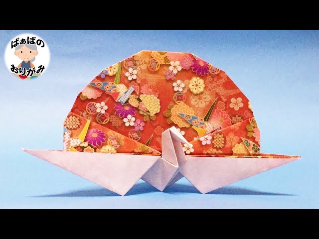 Origami】How to fold festive cranes【Audio commentary available