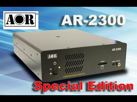 AOR AR-2300 Receiver - Special Edition - Commercial applications