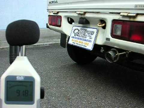 WirusWin】ホンダ アクティトラック(HA3,4,5)用コンパクトマフラー