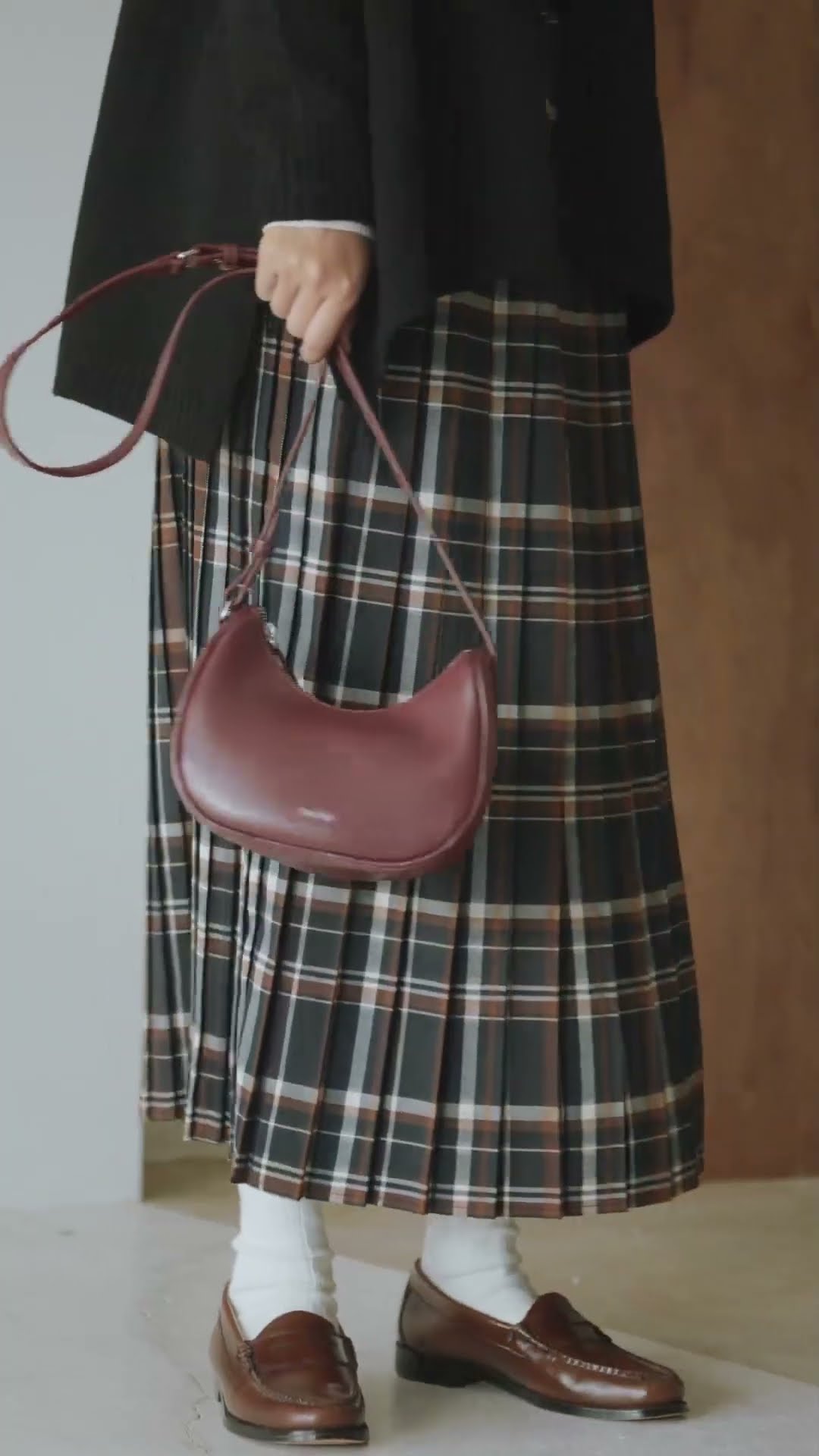 揺れる柄が主役。sosotto のプリーツスカート #sosotto #ソソット