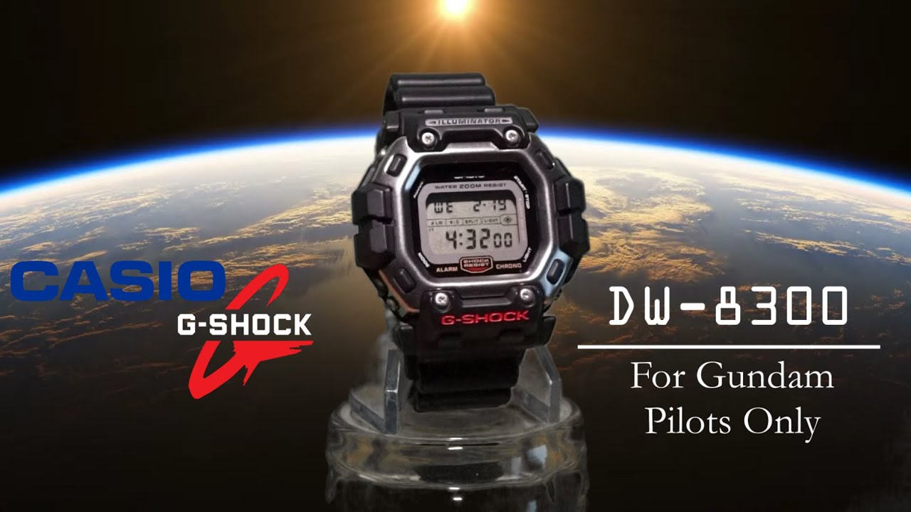 The Legendary G-Shock DW8300 | For Gundam Pilots Only - YouTube