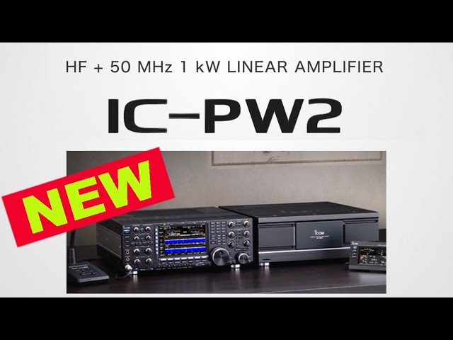 New ICOM IC-PW2 Linear Amplifier - YouTube