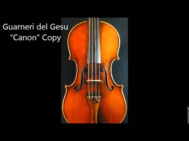 ガルネリ・デル・ジェス・カノン砲・新作・バイオリン・販売 - YouTube